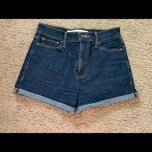 Abercrombie & Fitch High Wasted Jean Shorts